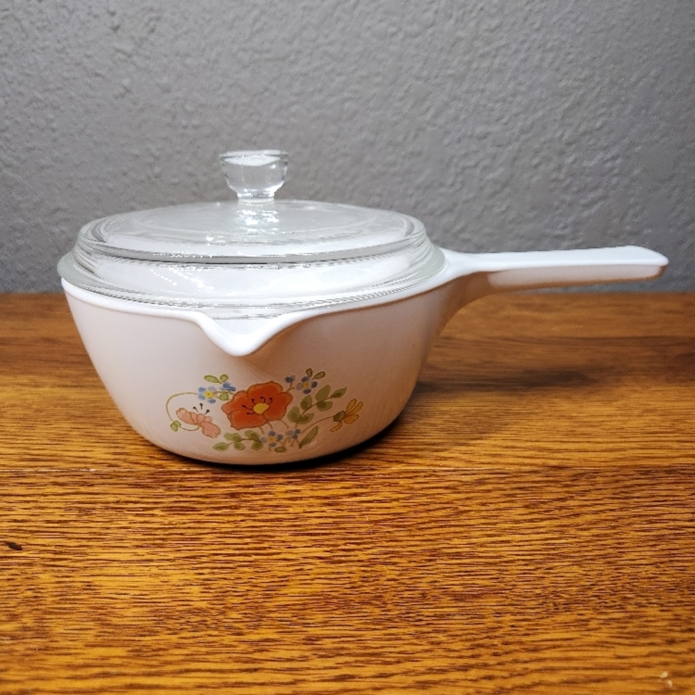 Corningware Wildflower P-89-B & P-82-B Saucepan